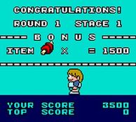 Factory Panic sur Sega Game Gear